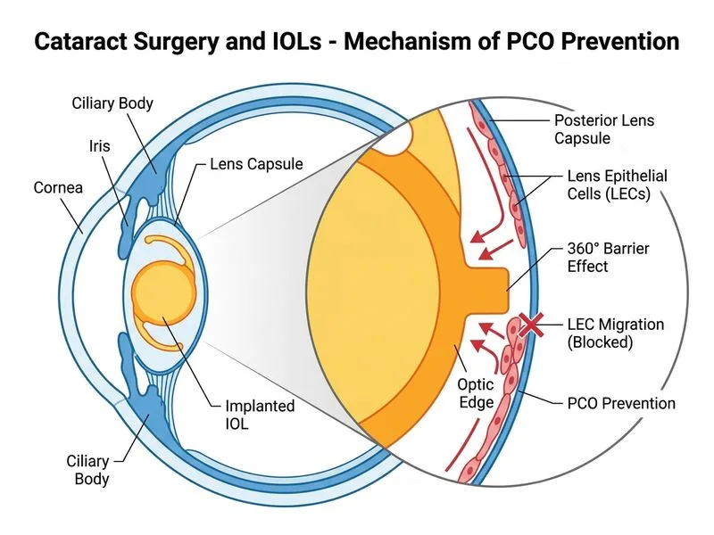 Cataract Surgery and IOLs diagram