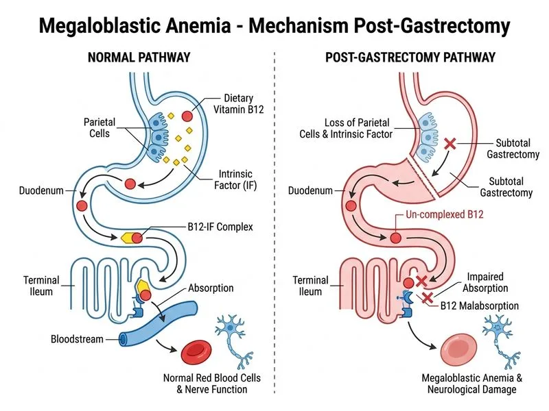 Megaloblastic Anemia diagram