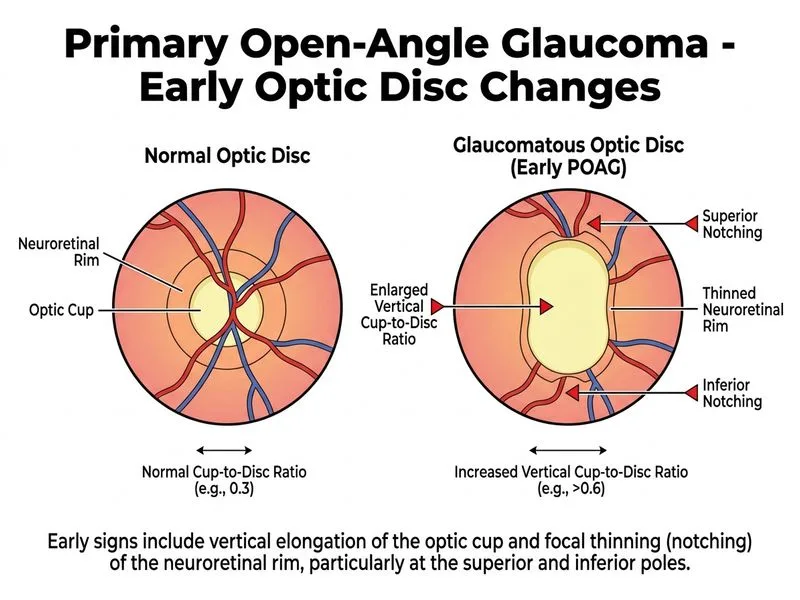 Primary Open-Angle Glaucoma diagram