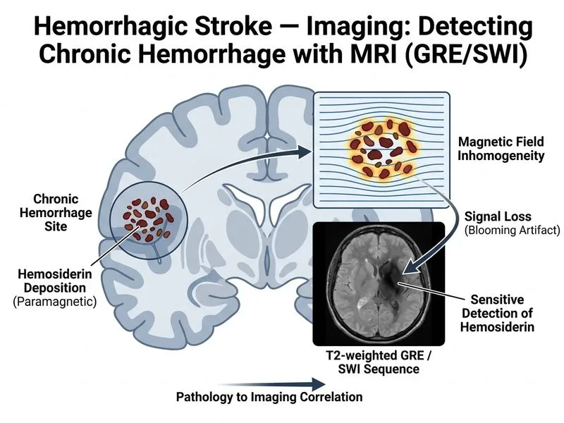 Hemorrhagic Stroke — Imaging diagram