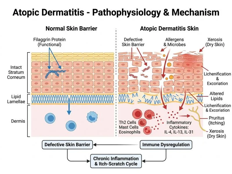 Atopic Dermatitis diagram