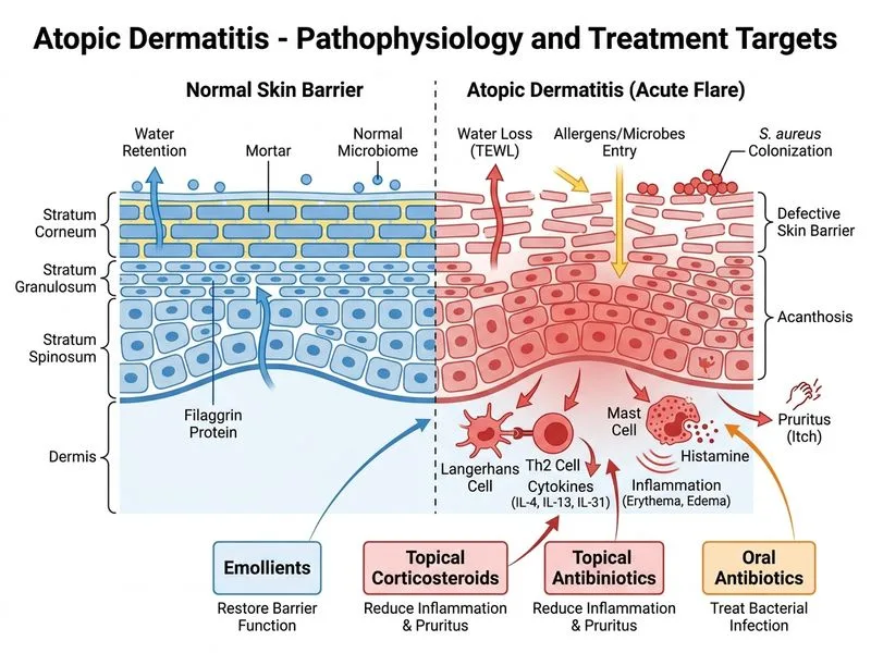 Atopic Dermatitis diagram