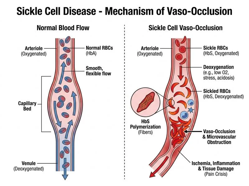 Sickle Cell Disease diagram