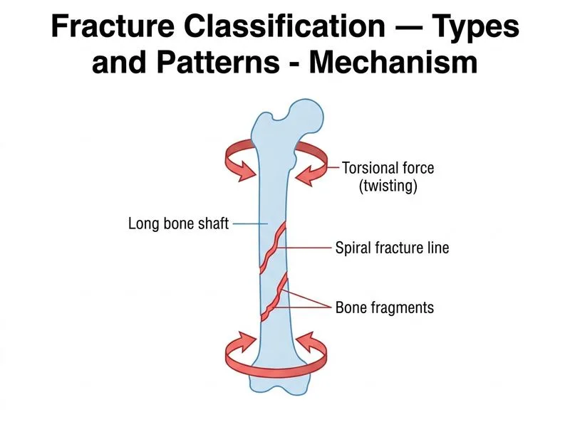 Fracture Classification — Types and Patterns diagram