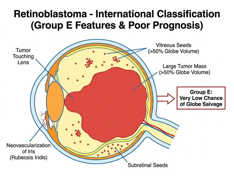 Retinoblastoma diagram