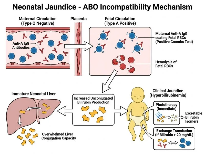 Neonatal Jaundice diagram