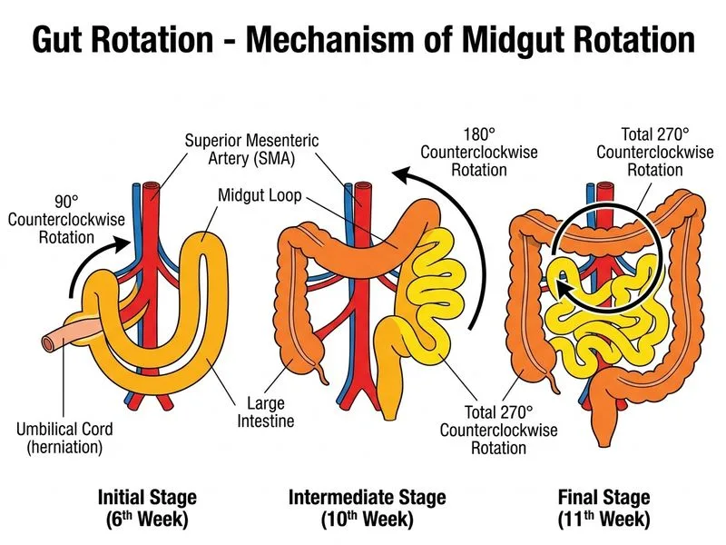 Gut Rotation diagram