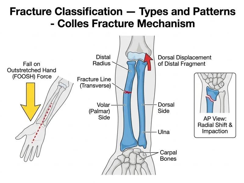 Fracture Classification — Types and Patterns diagram