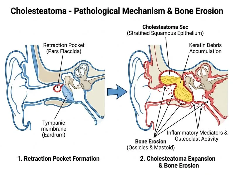 Cholesteatoma diagram