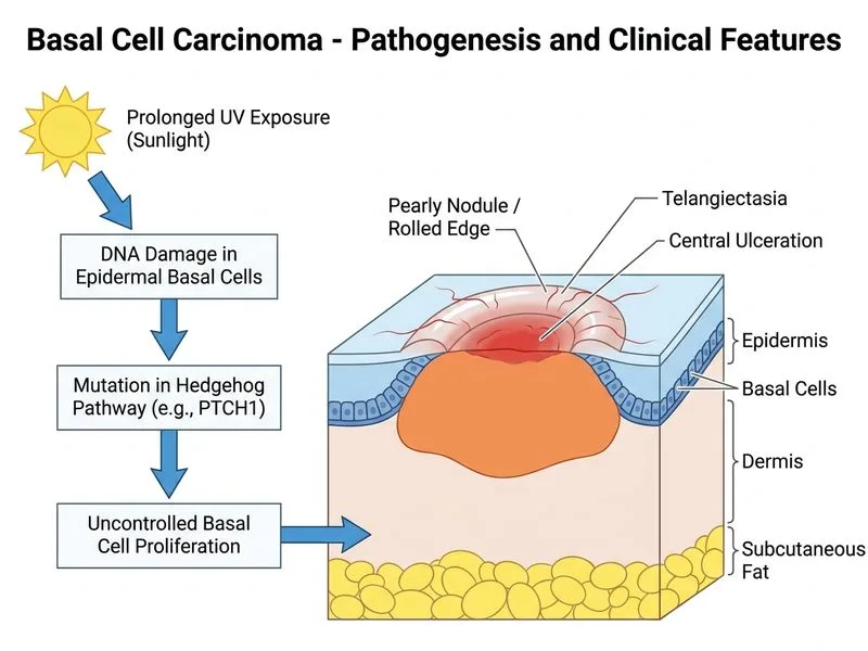 Basal Cell Carcinoma diagram