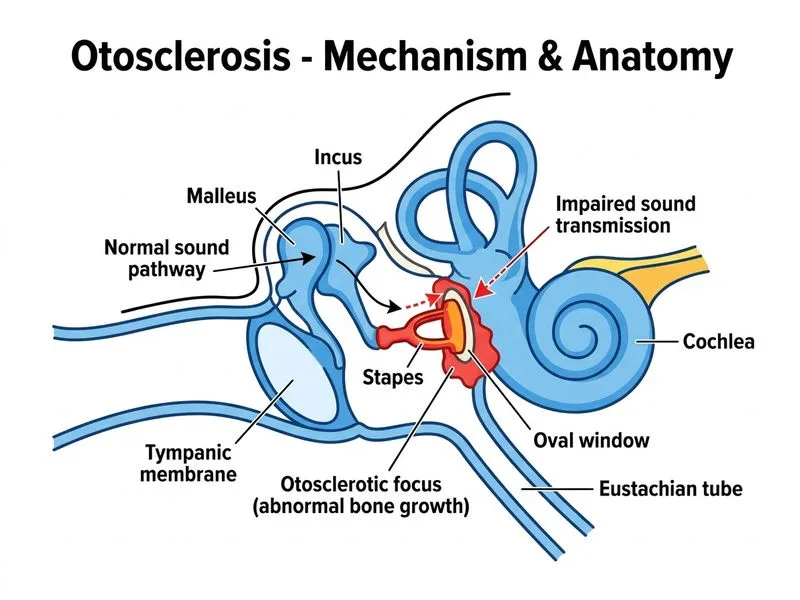 Otosclerosis diagram