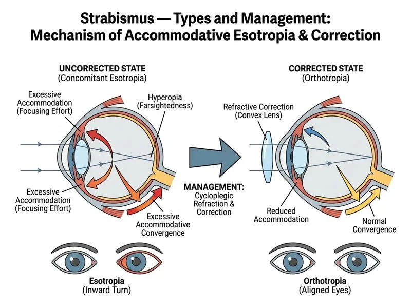 Strabismus — Types and Management diagram