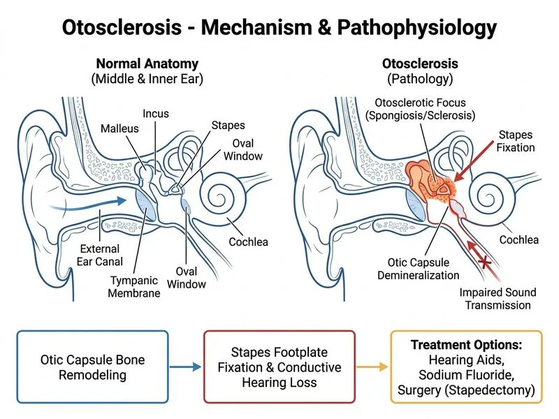 Otosclerosis diagram