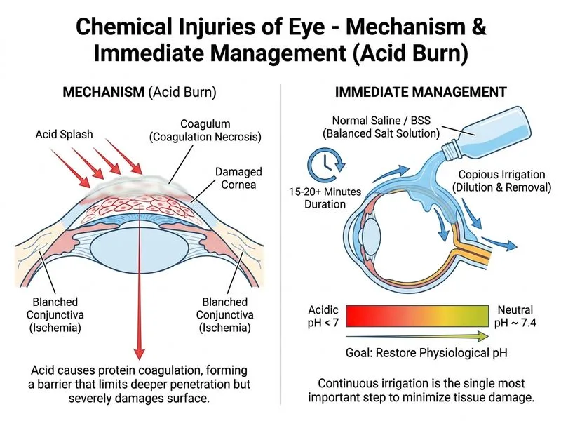 Chemical Injuries of Eye diagram