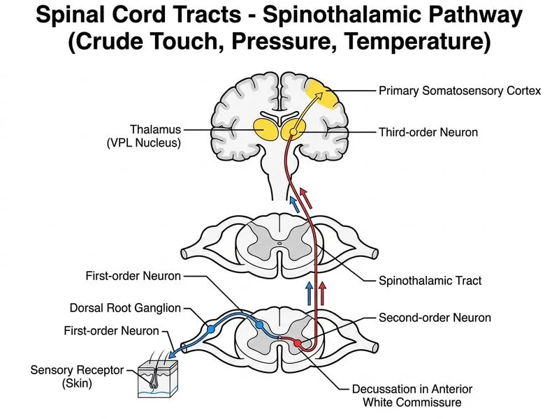 Spinal Cord Tracts diagram