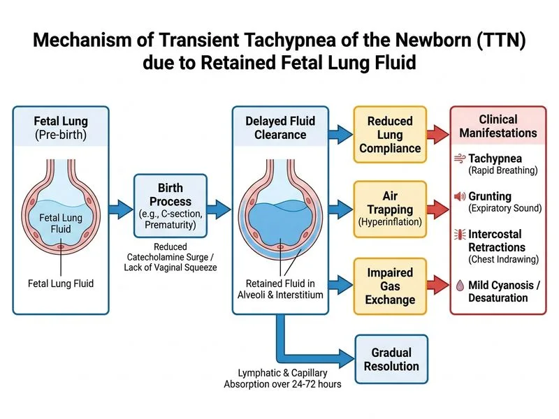 Respiratory Distress Syndrome diagram