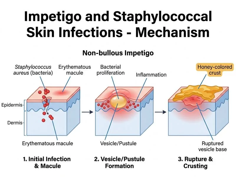 Impetigo and Staphylococcal Skin Infections diagram