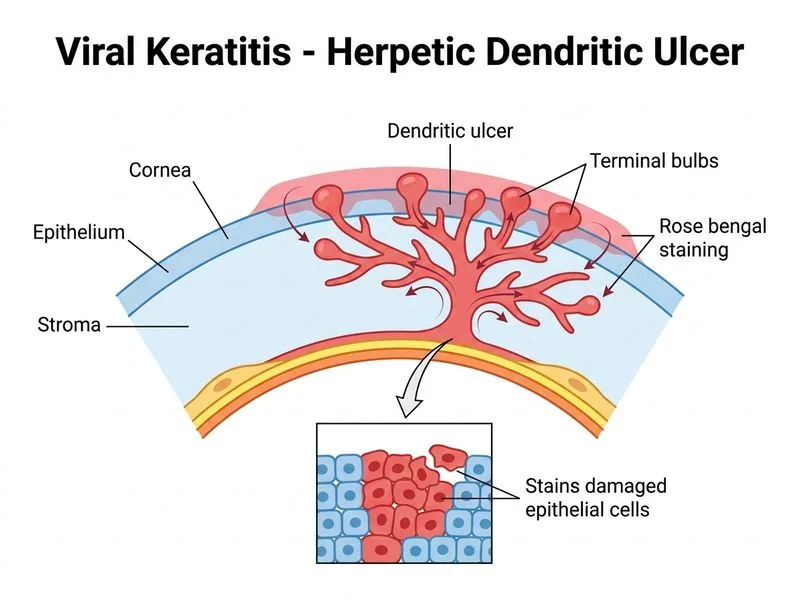 Viral Keratitis diagram