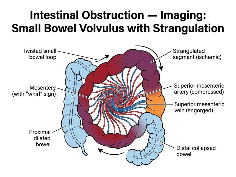 Intestinal Obstruction — Imaging diagram