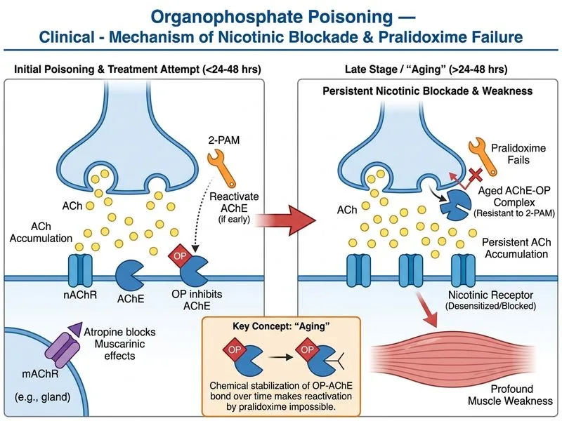 Organophosphate Poisoning — Clinical diagram