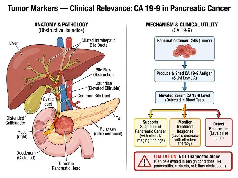 Tumor Markers — Clinical Relevance diagram