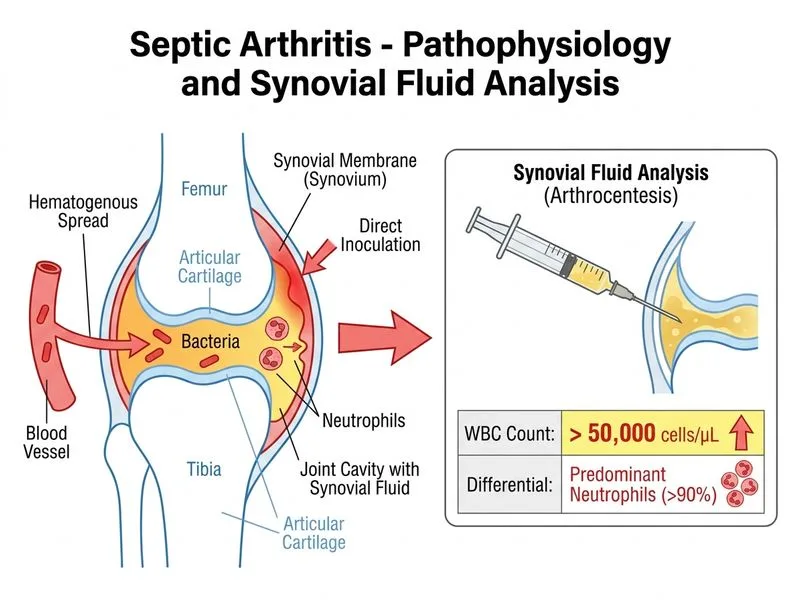 Septic Arthritis diagram