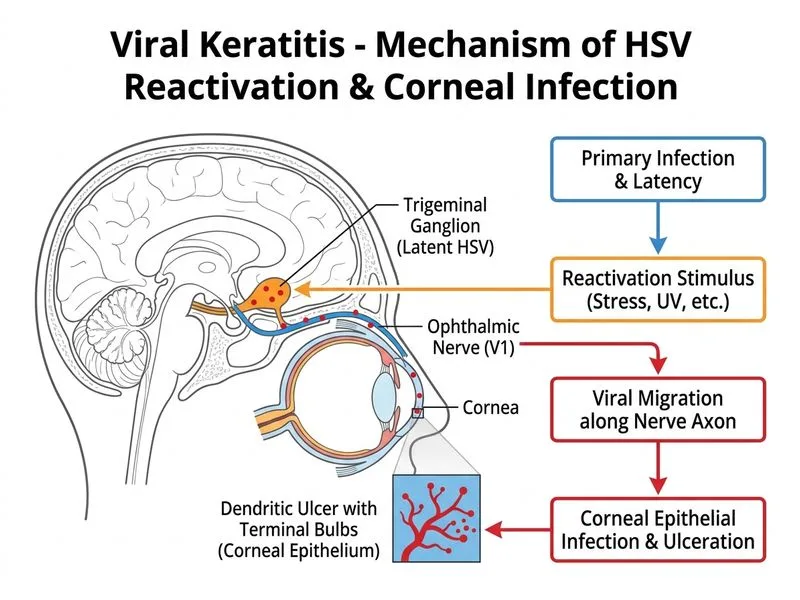 Viral Keratitis diagram