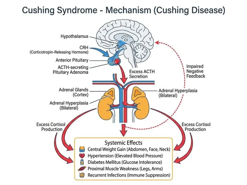 Cushing Syndrome diagram