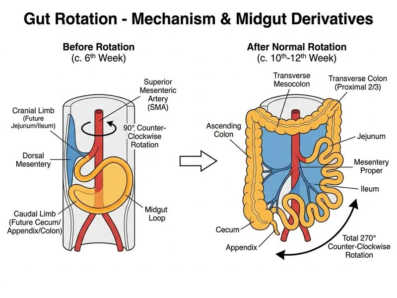Gut Rotation diagram