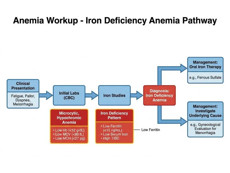 Anemia Workup diagram