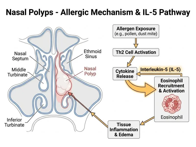 Nasal Polyps diagram