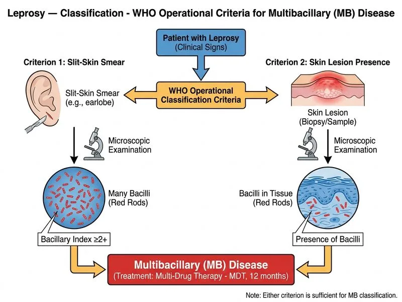 Leprosy — Classification diagram