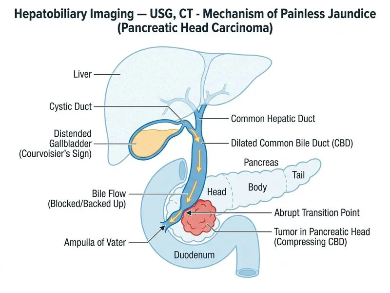 Hepatobiliary Imaging — USG, CT diagram