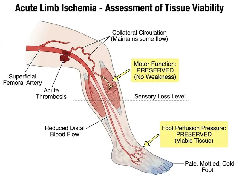 Acute Limb Ischemia diagram