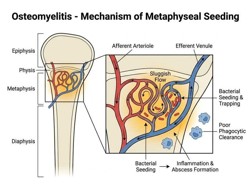 Osteomyelitis diagram