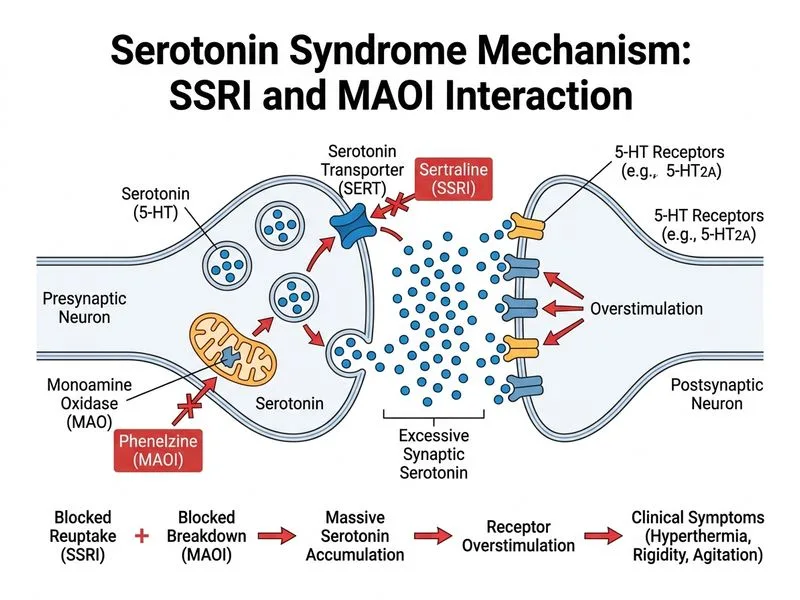 Serotonin Syndrome and NMS diagram