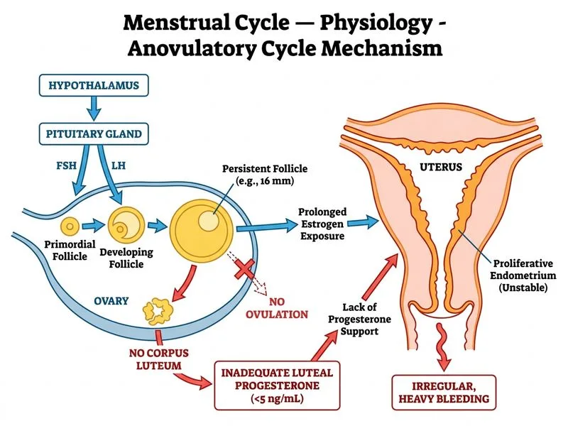 Menstrual Cycle — Physiology diagram