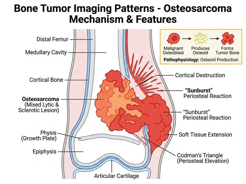 Bone Tumor Imaging Patterns diagram
