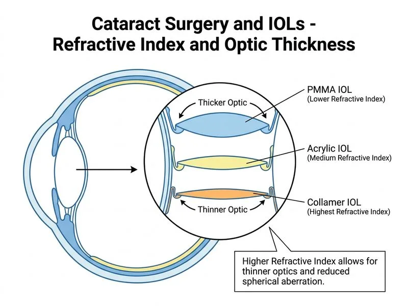 Cataract Surgery and IOLs diagram