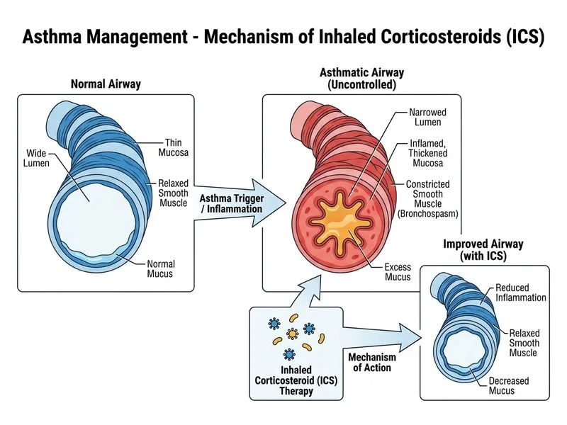 Asthma Management diagram