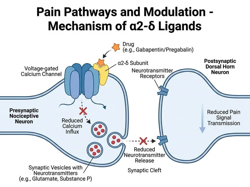 Pain Pathways and Modulation diagram