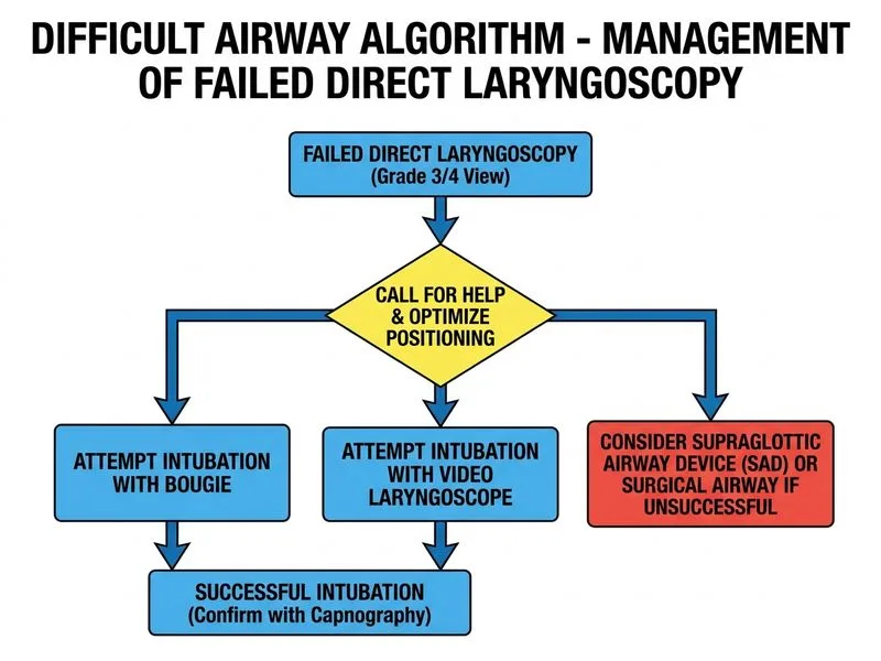 Difficult Airway Algorithm diagram