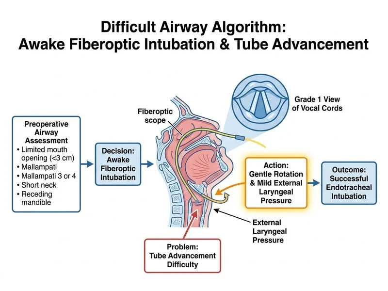 Difficult Airway Algorithm diagram