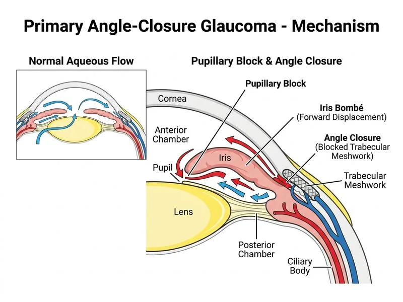 Primary Angle-Closure Glaucoma diagram