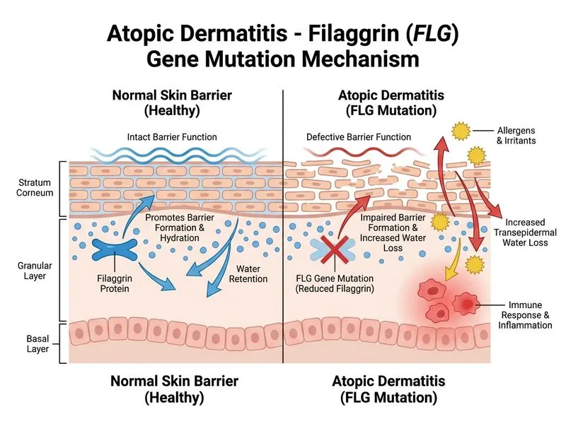 Atopic Dermatitis diagram