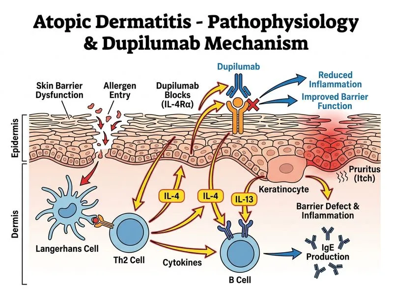 Atopic Dermatitis diagram