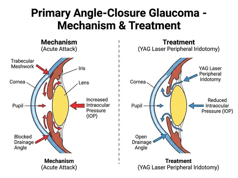 Primary Angle-Closure Glaucoma diagram