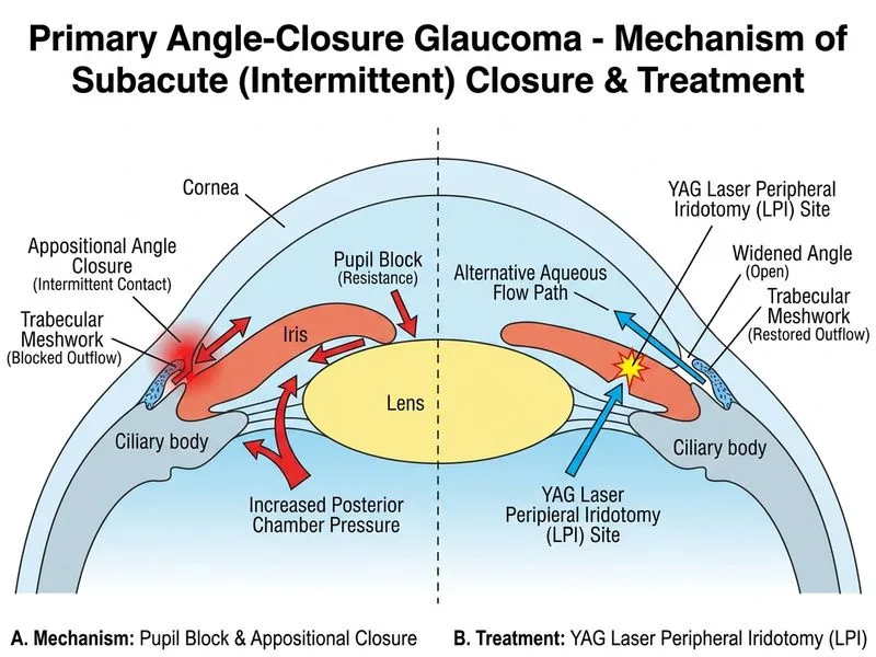 Primary Angle-Closure Glaucoma diagram
