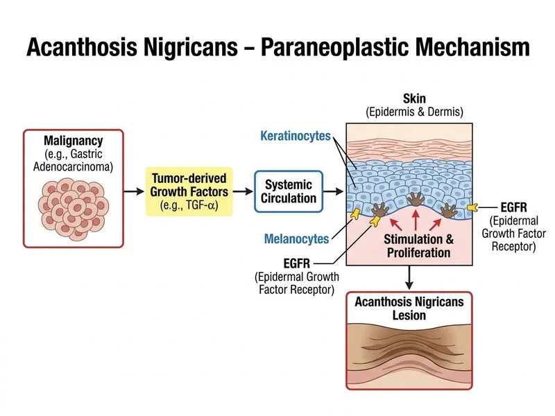 Acanthosis Nigricans diagram
