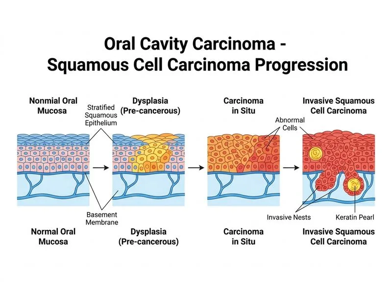 Oral Cavity Carcinoma diagram